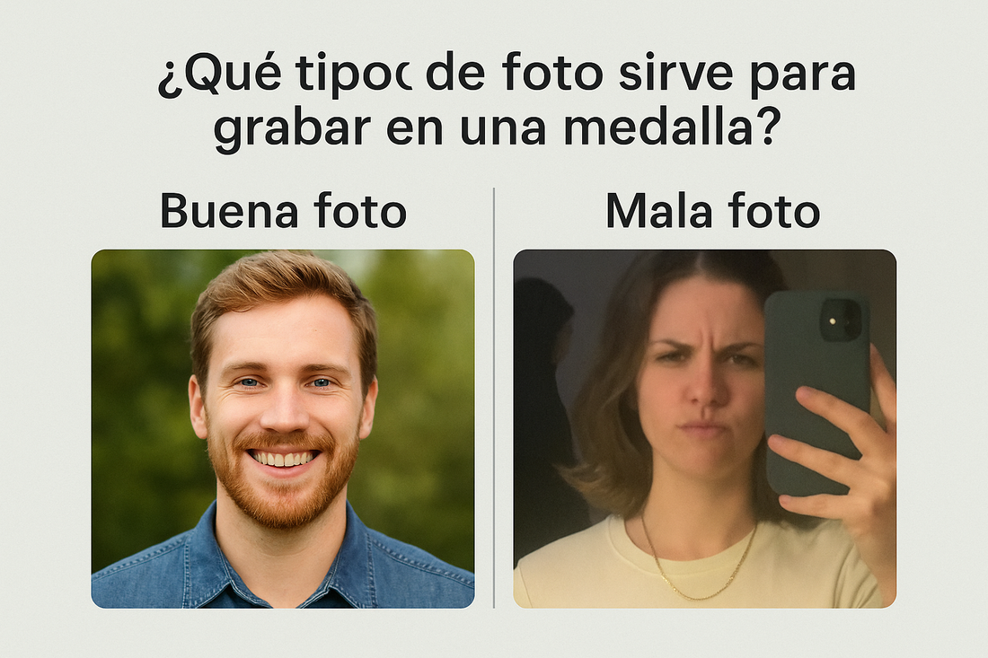📸 ¿Qué tipo de foto sirve para grabar en una medalla? Guía para que quede perfecta