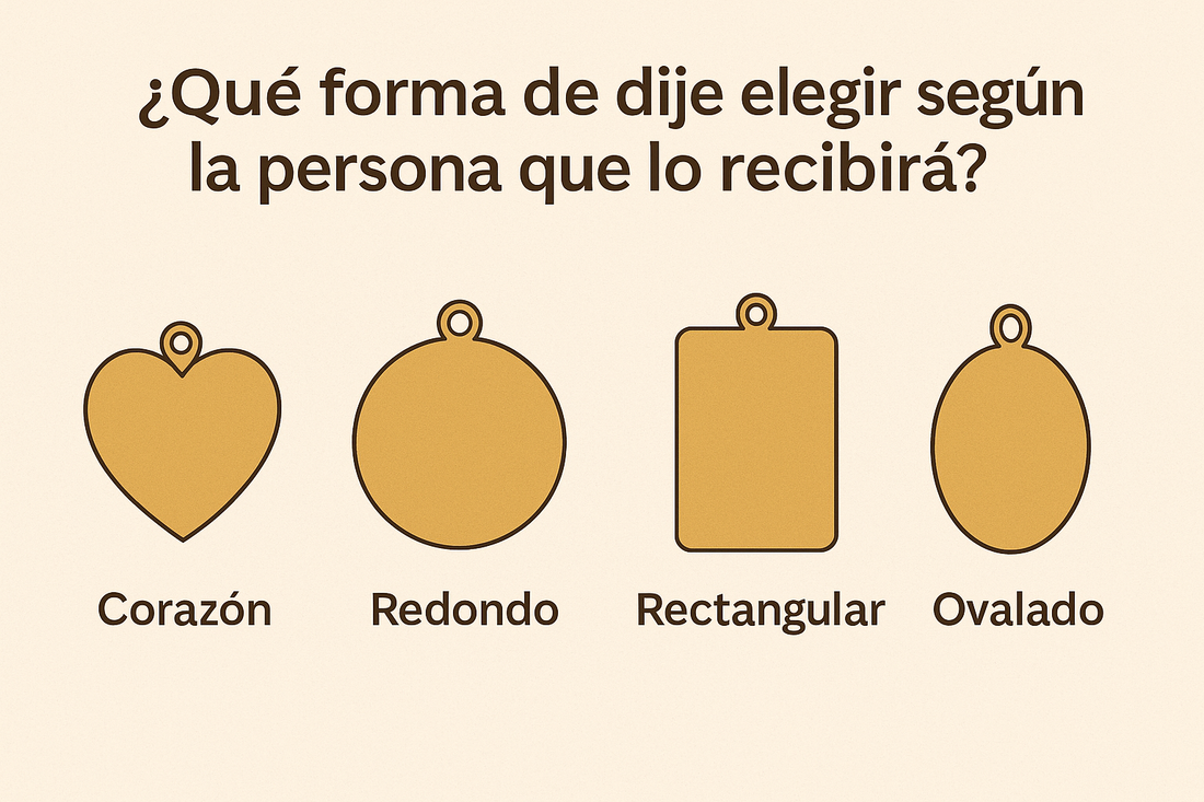 🎁 ¿Qué forma de dije elegir según la persona que lo recibirá?