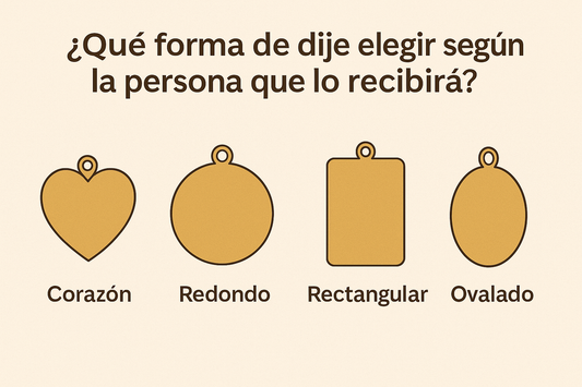 🎁 ¿Qué forma de dije elegir según la persona que lo recibirá?