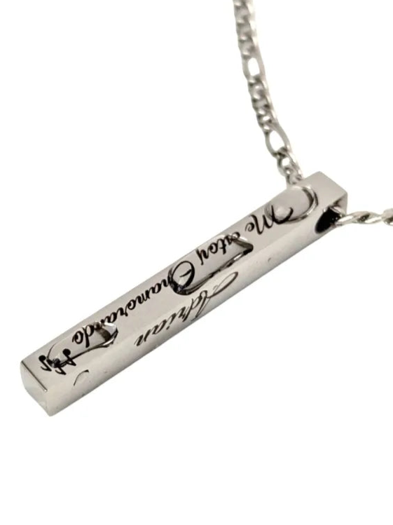 Collar Tótem 4 Caras: Cadena personalizada por los 4 lados en acero quirúrgico