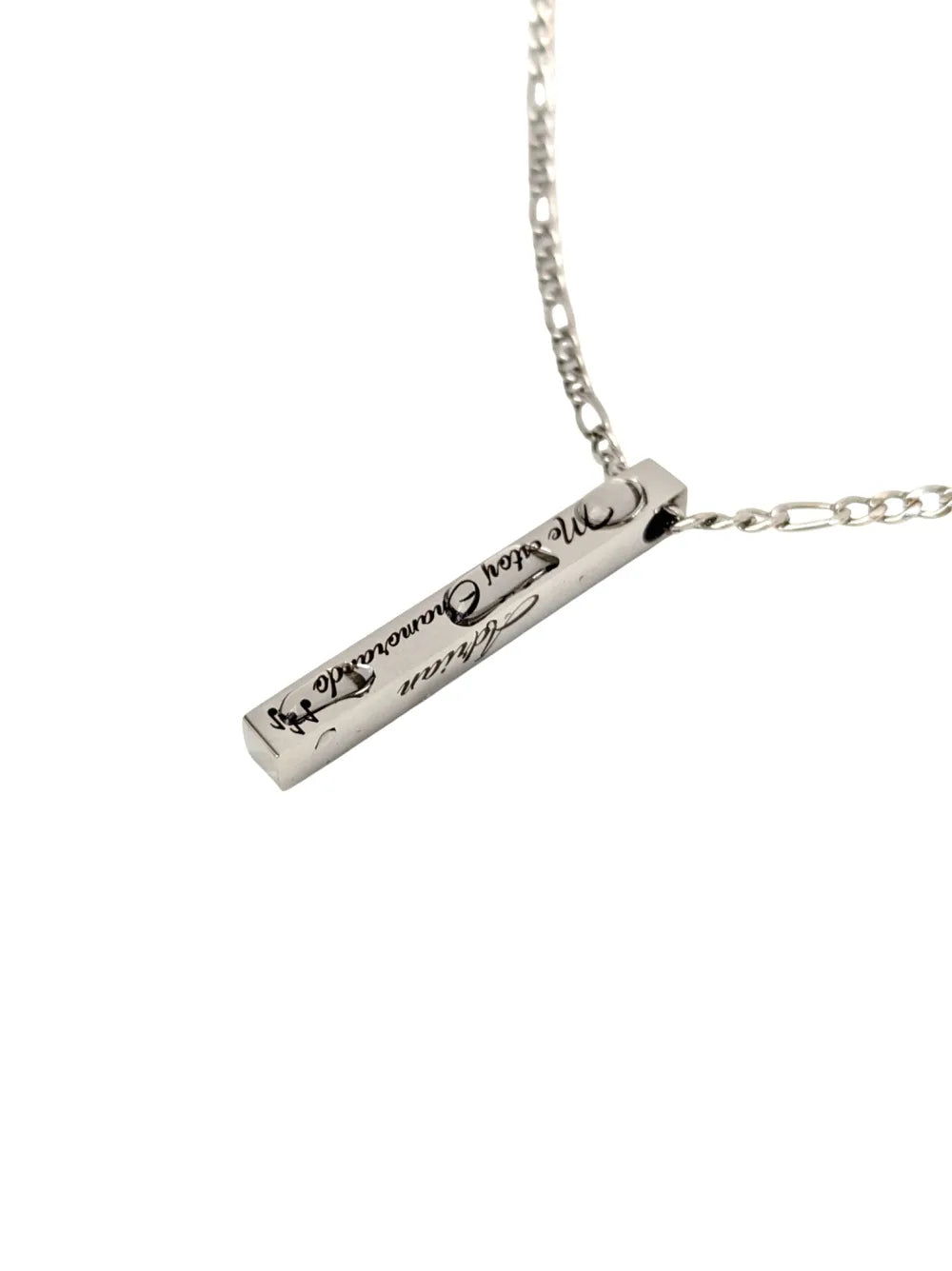 Collar Tótem 4 Caras: Cadena personalizada por los 4 lados en acero quirúrgico