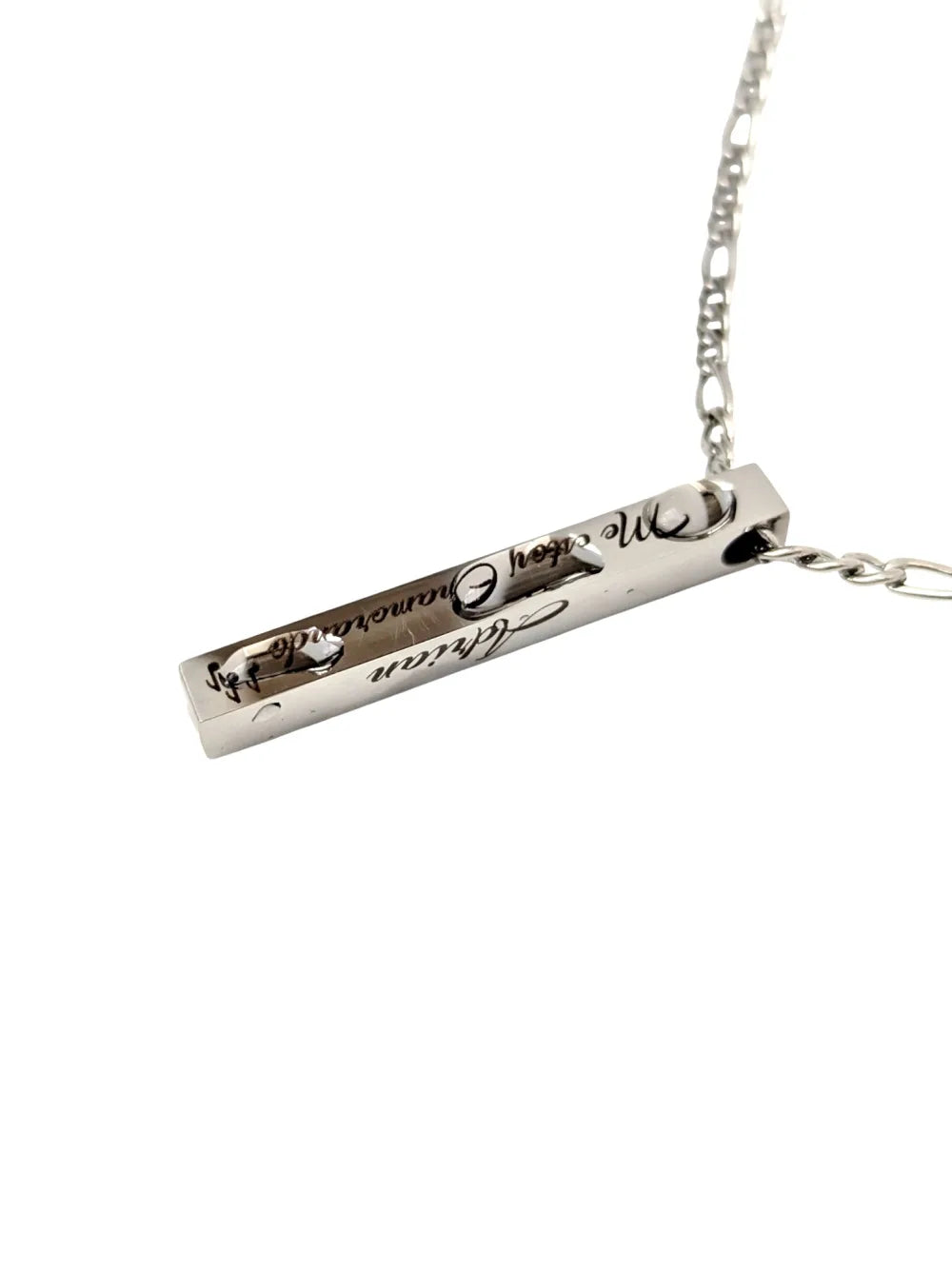 Collar Tótem 4 Caras: Cadena personalizada por los 4 lados en acero quirúrgico