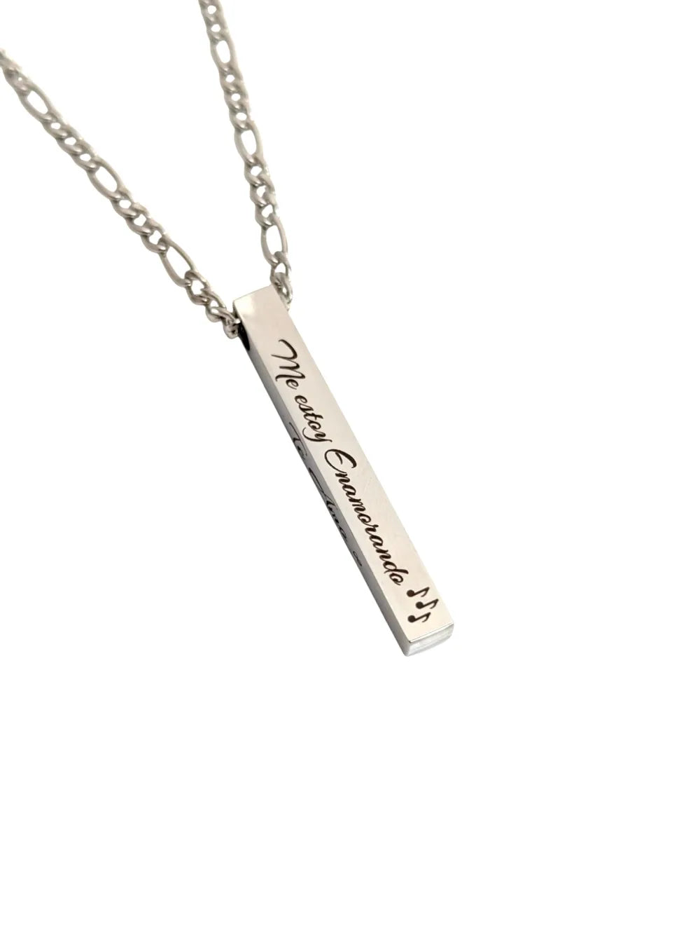 Collar Tótem 4 Caras: Cadena personalizada por los 4 lados en acero quirúrgico