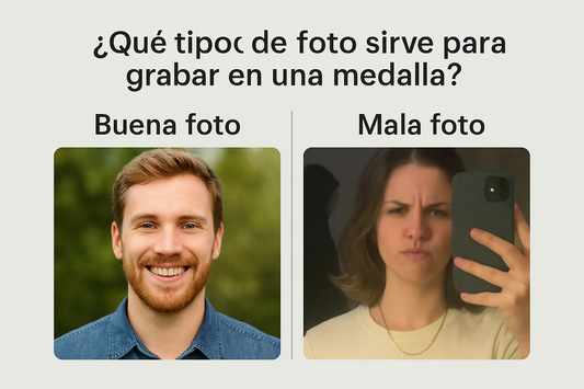 📸 ¿Qué tipo de foto sirve para grabar en una medalla? Guía para que quede perfecta