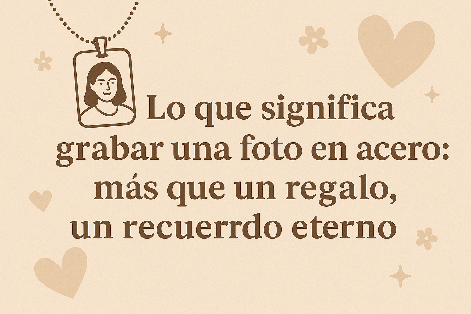 📷 Lo que significa grabar una foto en acero: más que un regalo, un recuerdo eterno