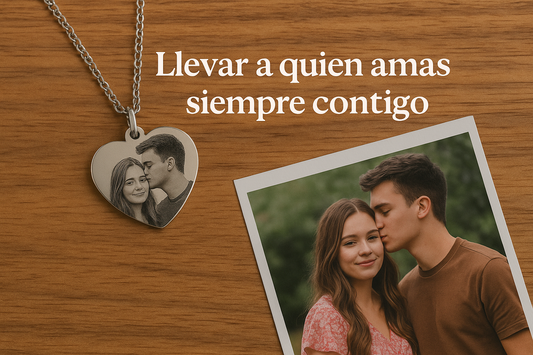 💖 Llevar a quien amas siempre contigo: el poder de un collar con foto