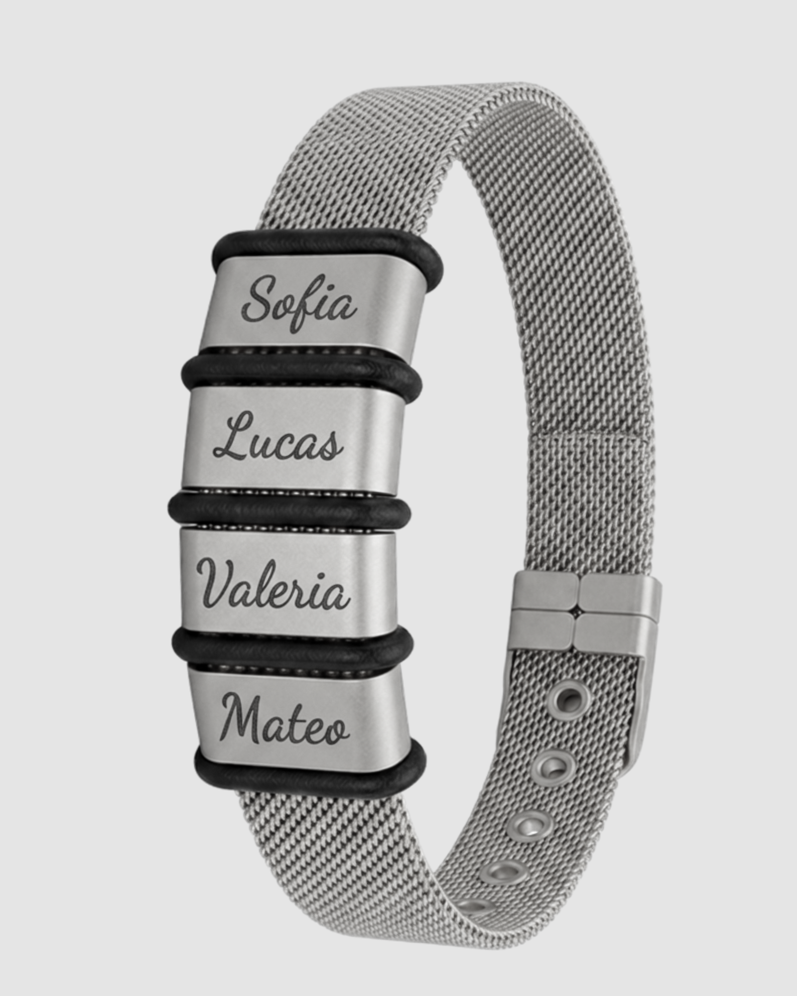 Pulsera de placas de la familia