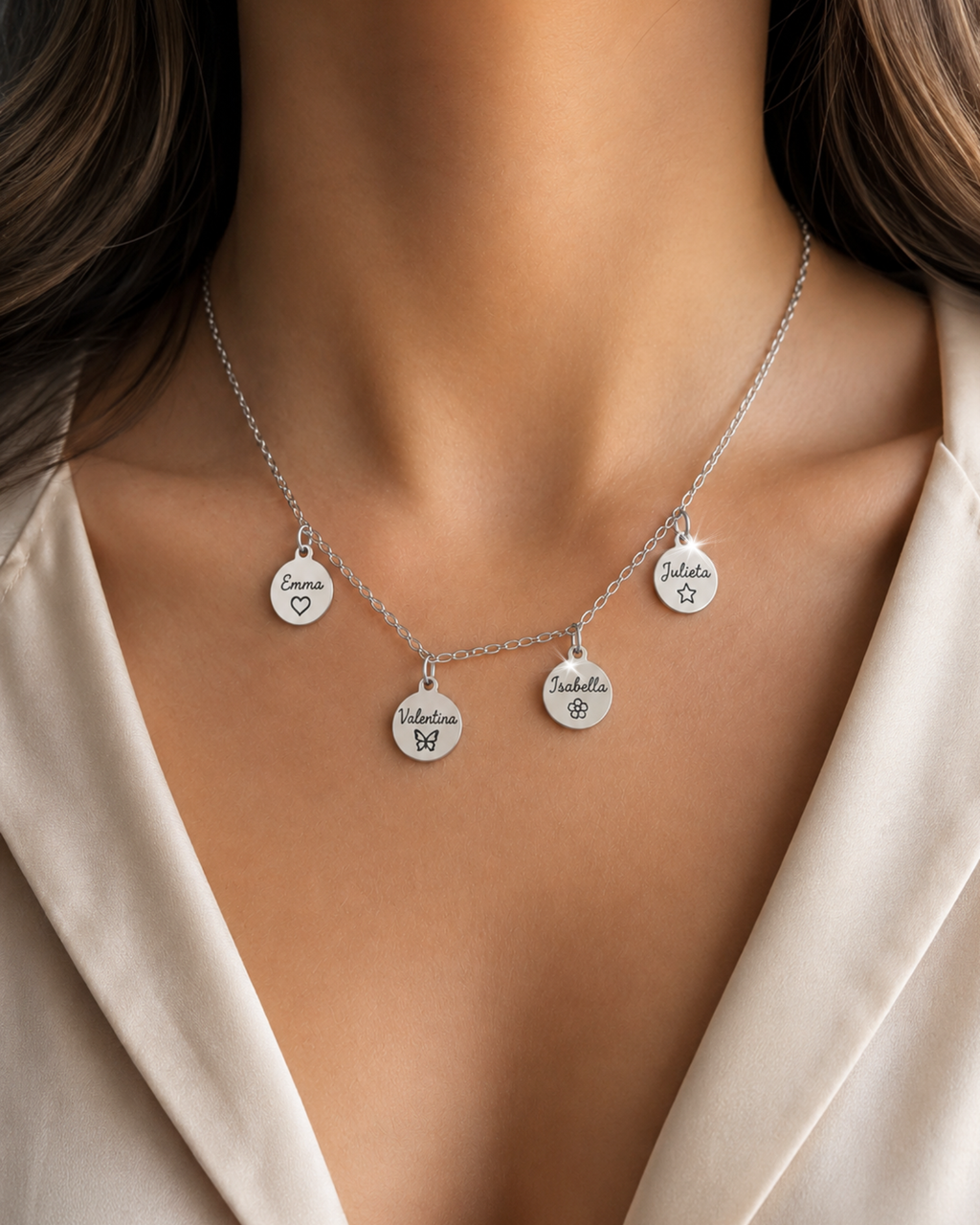 Collar De 4 Nombres