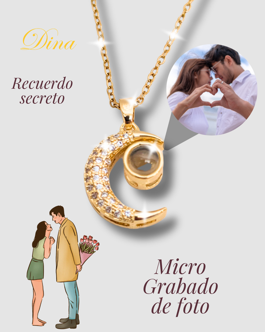 Collar Micro grabado con proyección a color