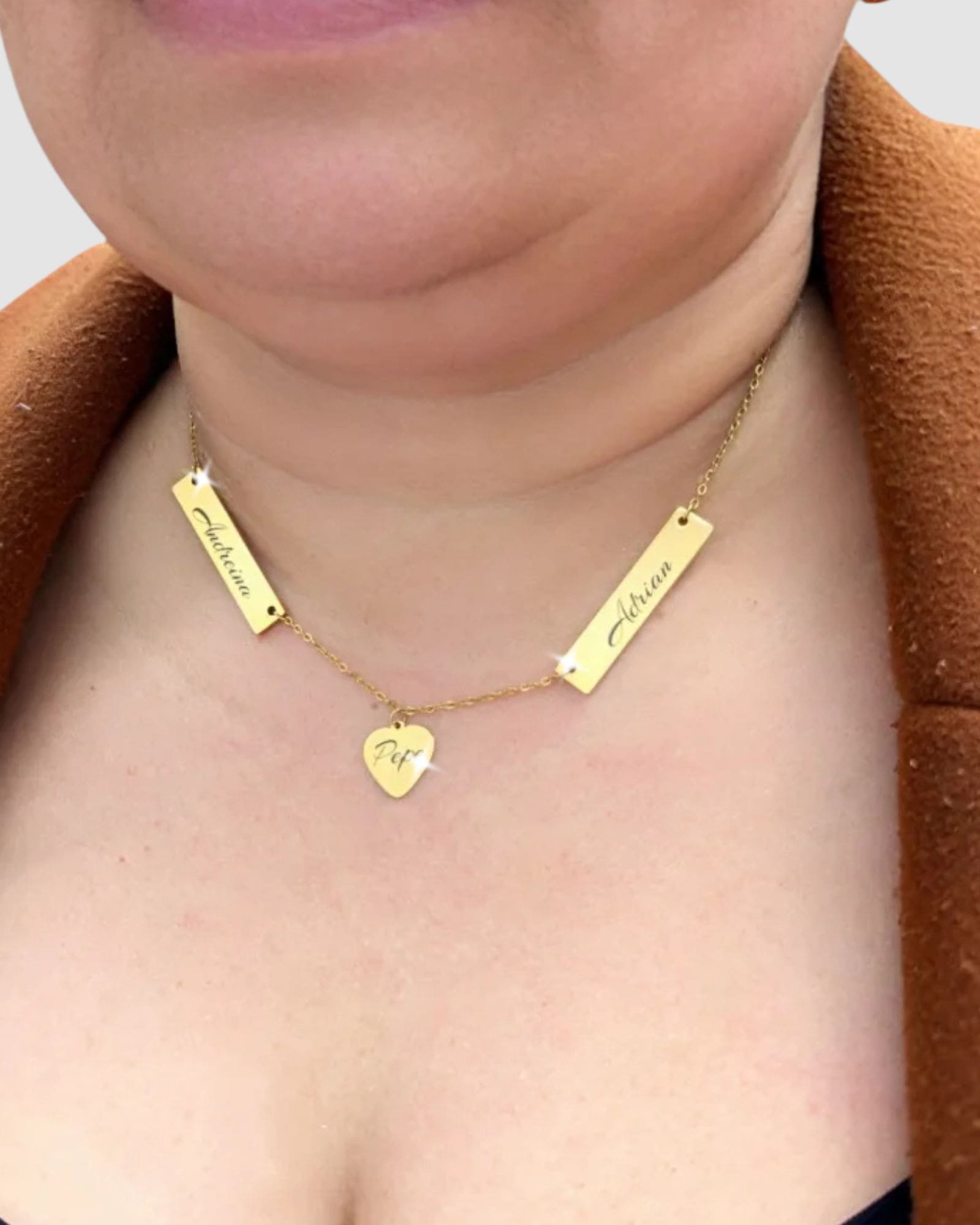 My Family of Gold: Family Nameplate Necklace