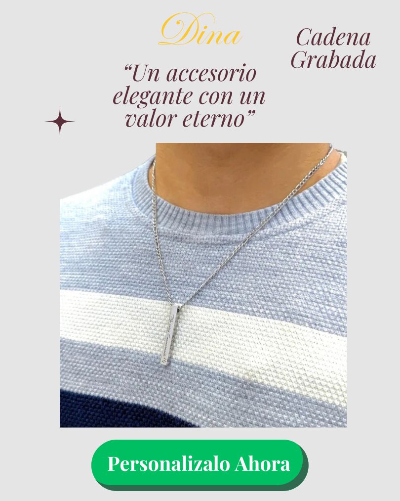 Collar Tótem 4 Caras: Cadena personalizada por los 4 lados en acero quirúrgico