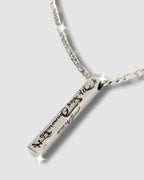 4-Sided Totem Necklace: Personalized 4-sided surgical steel chain