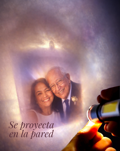 Collar Micro grabado con proyección a color