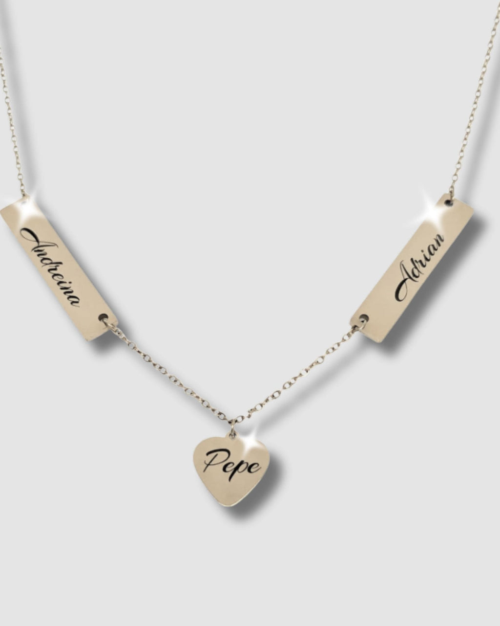 My Family of Gold: Family Nameplate Necklace