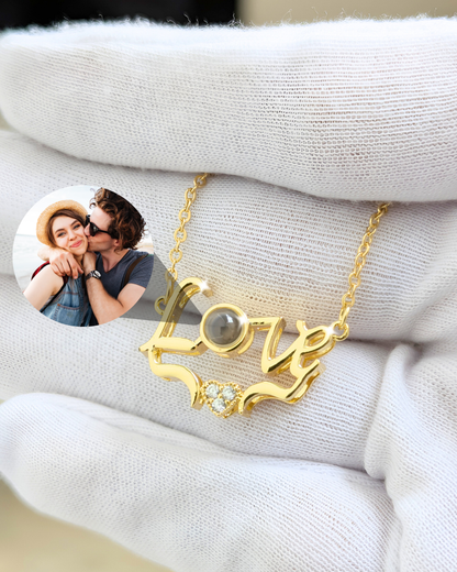 Collar Micro grabado con proyección a color