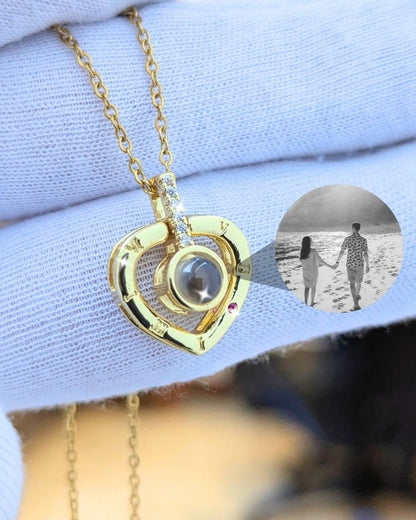 Collar Micro grabado con proyección en acero