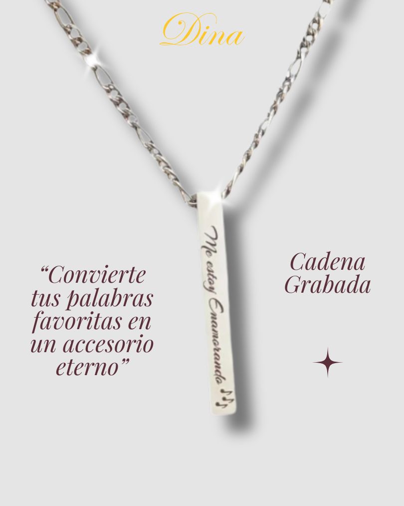 Collar Tótem 4 Caras: Cadena personalizada por los 4 lados en acero quirúrgico
