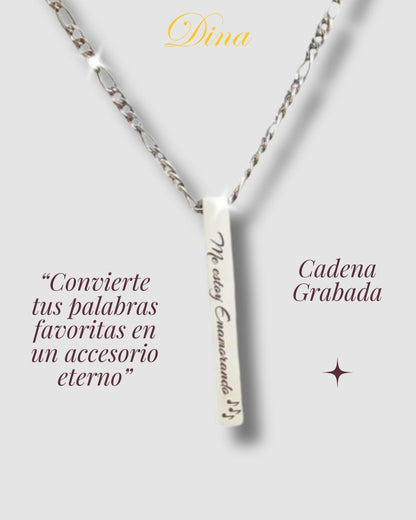 Collar Tótem 4 Caras: Cadena personalizada por los 4 lados en acero quirúrgico