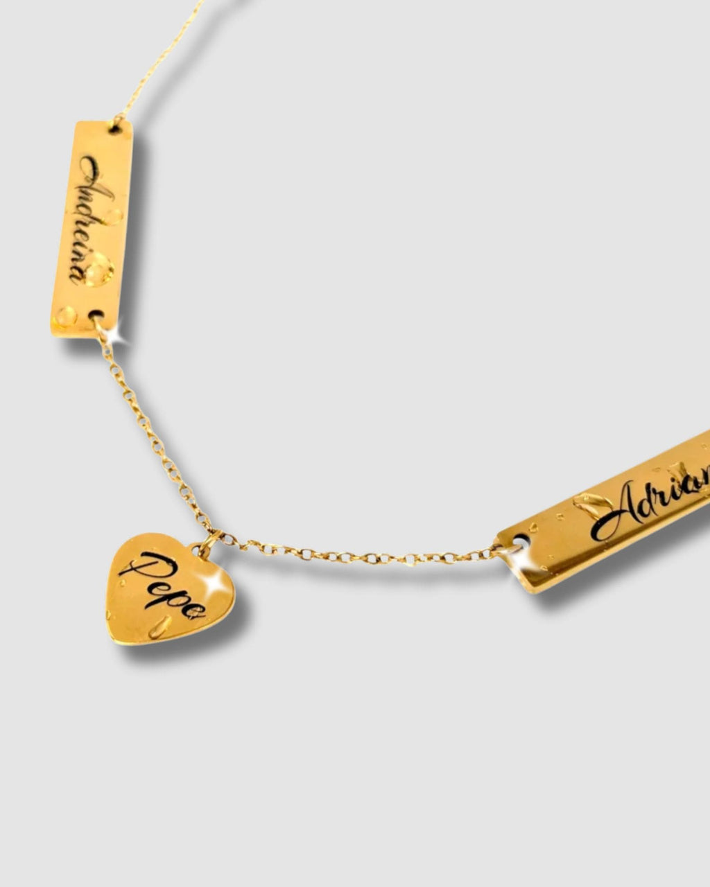 My Family of Gold: Family Nameplate Necklace