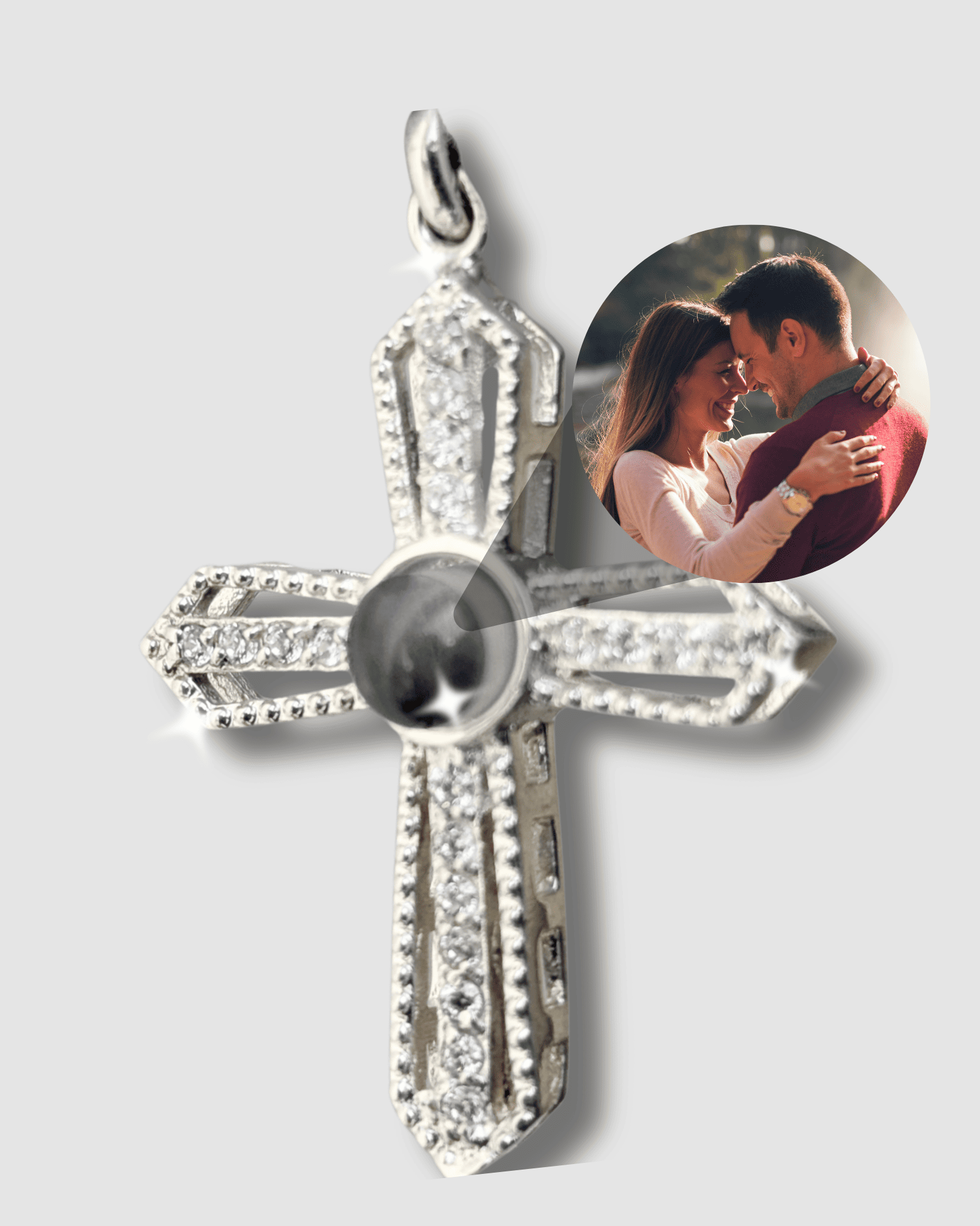 Collar Con Dije De Proyección En Plata