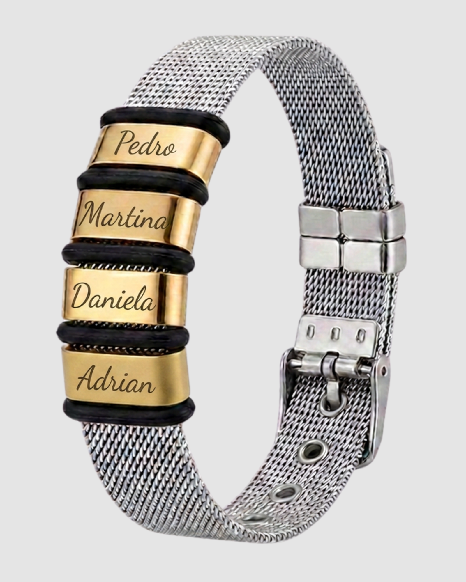Pulsera de placas de la familia