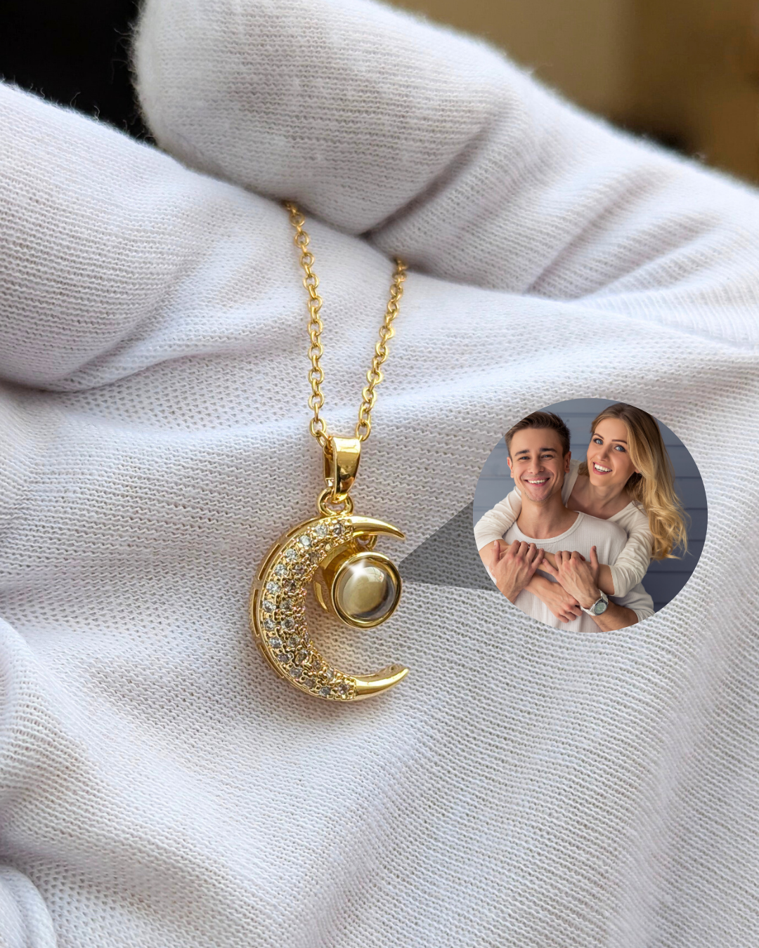 Collar Micro grabado con proyección a color