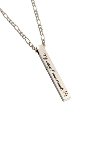 Collar Tótem 4 Caras: Cadena personalizada por los 4 lados en acero quirúrgico
